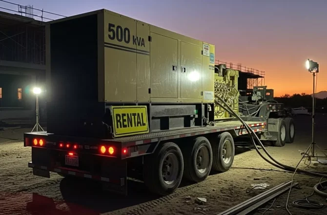 Aluguel de Gerador de Energia 500 kVA (Diesel)