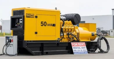 Aluguel de Gerador de Energia 50 kVA (Diesel)