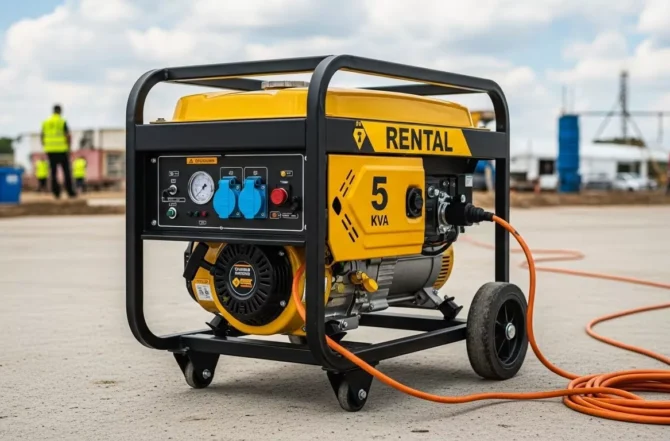 Aluguel de Gerador de Energia 5 kVA (Gasolina)