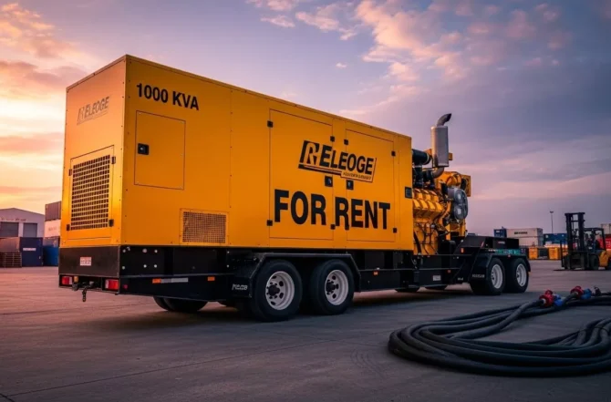 Aluguel de Gerador de Energia de 1000 KVA ou mais