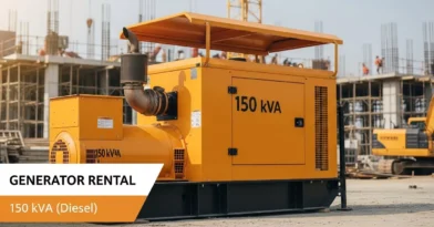 Aluguel de Gerador de Energia 150 kVA (Diesel)