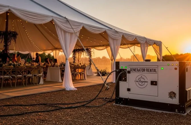 Aluguel de Gerador para Casamentos