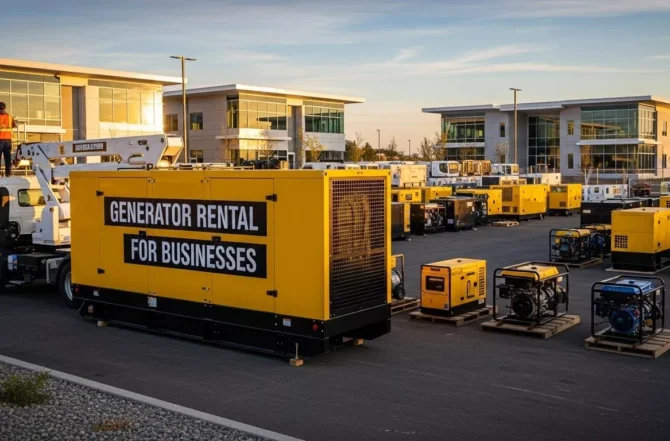 Aluguel de Gerador para Empresas