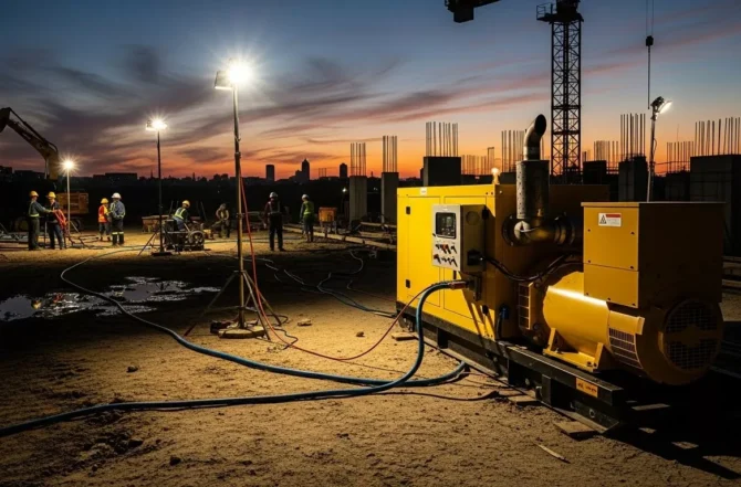 Aluguel de Gerador para Obras